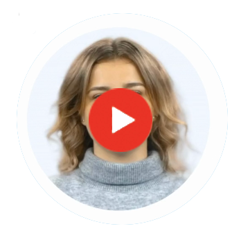 Video thumbnail with play button overlay.